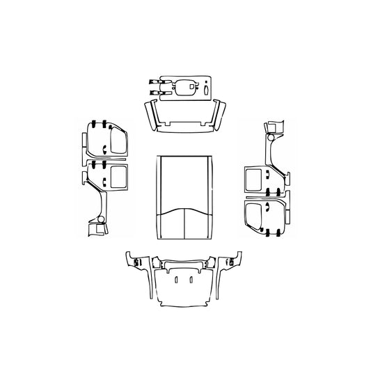 Pre-Cut PPF JEEP Wrangler 4 Door Sahara 2025 - PPF-Kits