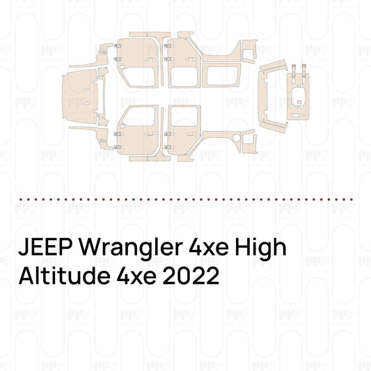 PPF prédécoupé JEEP Wrangler 4xe High Altitude 4xe 2022
