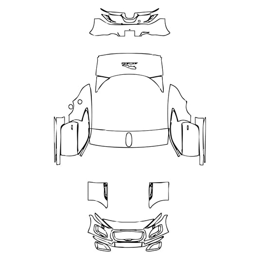 Pre-Cut PPF Jaguar F-Type R-Dynamic Coupe 2022 - PPF-Kits
