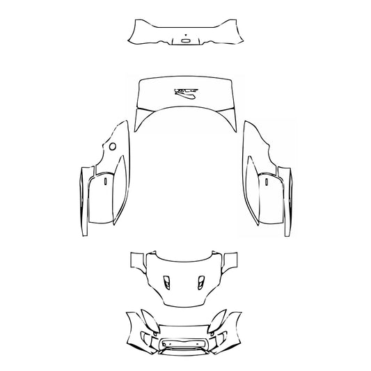 Pre-Cut PPF Jaguar F-Type S AWD Coupe 2016 - PPF-Kits