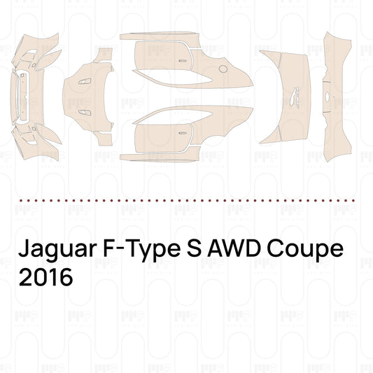 PPF prédécoupé Jaguar F-Type S AWD Coupe 2016