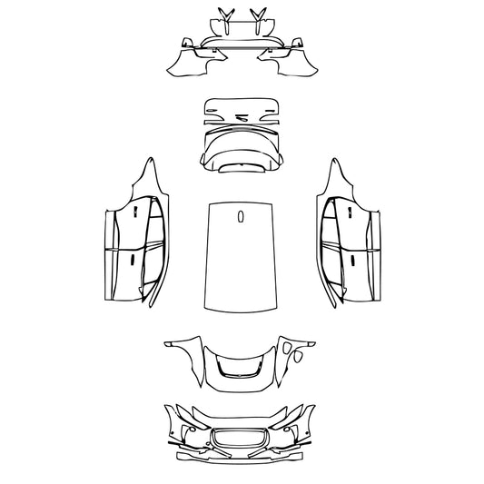 Pre-Cut PPF Jaguar I-Pace 2023 - PPF-Kits