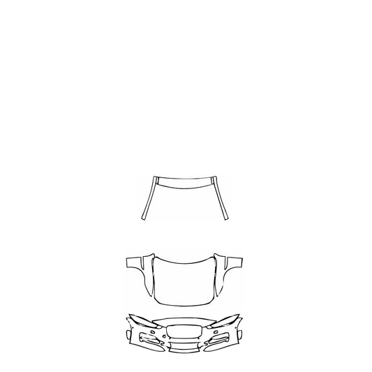 Pre-Cut PPF Jaguar XE XE (standard wheelbase) R-Sport 2015 - PPF-Kits