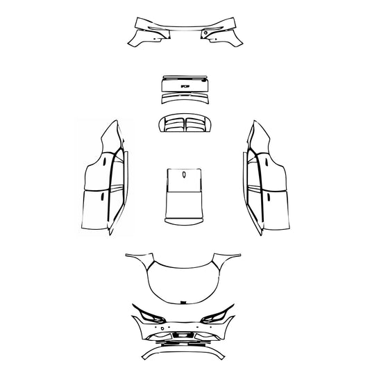 Pre-Cut PPF KIA EV6 Air 2021 - PPF-Kits