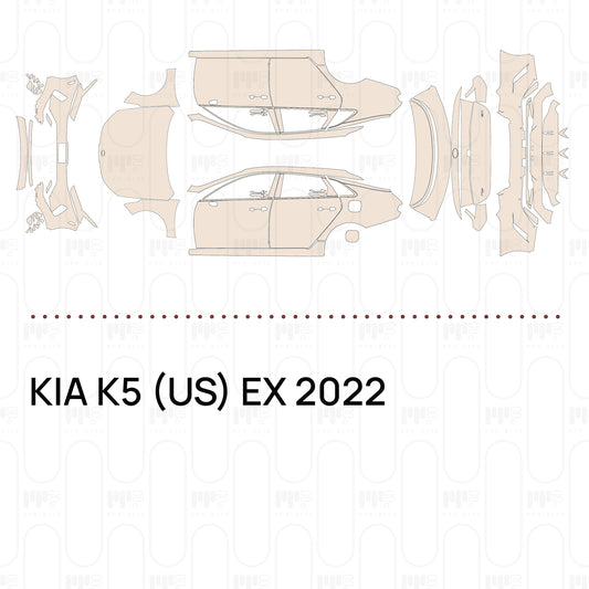 PPF prédécoupé KIA K5 (US) EX 2022