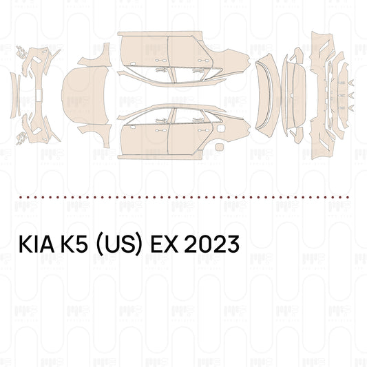 PPF prédécoupé KIA K5 (US) EX 2023