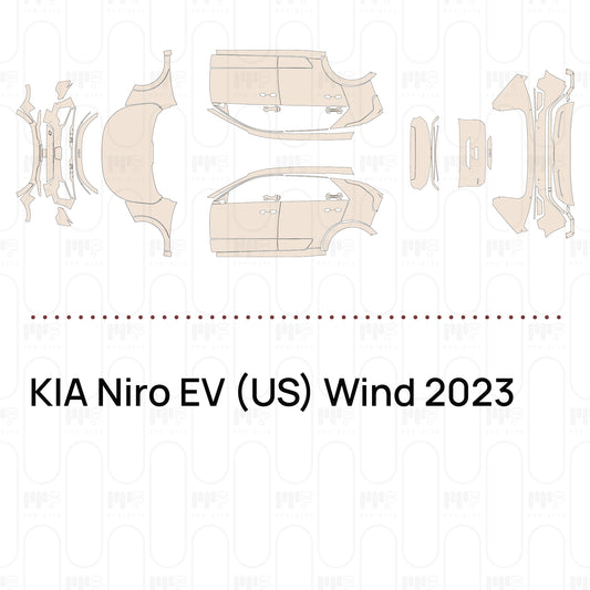 PPF prédécoupé KIA Niro EV (US) Wind 2023