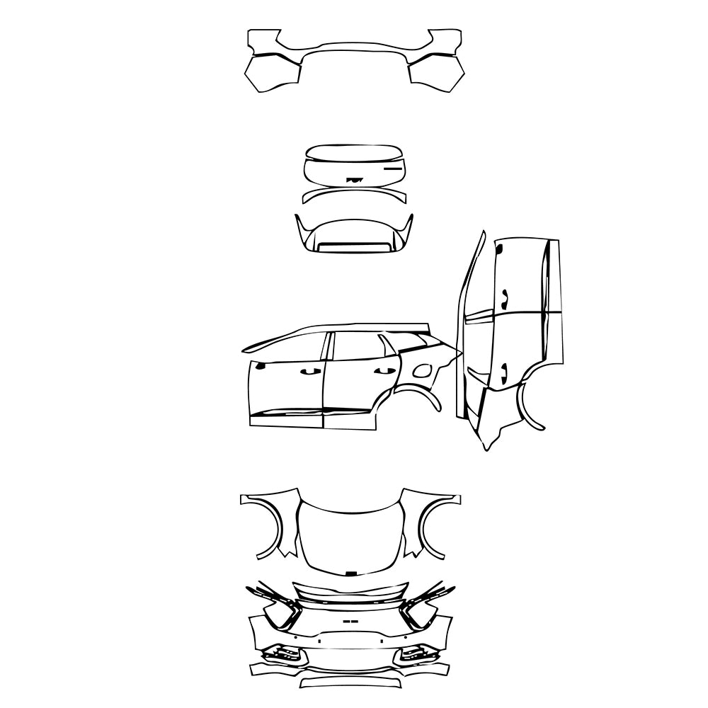 Pre-Cut PPF KIA Sportage (US) EX 2023 - PPF-Kits