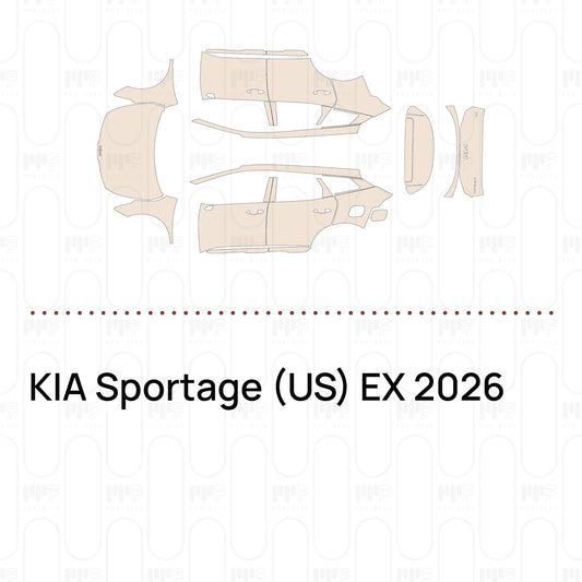 PPF prédécoupé KIA Sportage (US) EX 2026