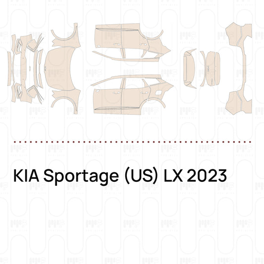 PPF prédécoupé KIA Sportage (US) LX 2023