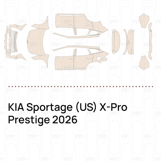 PPF prédécoupé KIA Sportage (US) X-Pro Prestige 2026