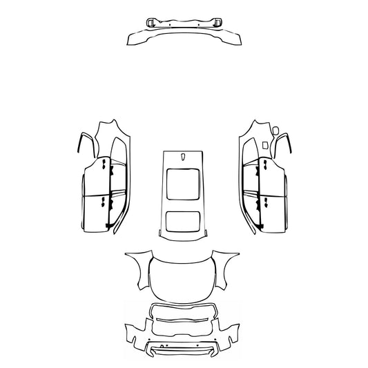 Pre-Cut PPF KIA Telluride SX Prestige 2025 - PPF-Kits