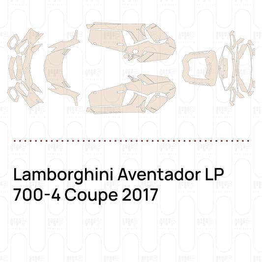 PPF prédécoupé Lamborghini Aventador LP 700-4 Coupe 2017