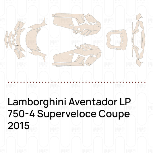 PPF prédécoupé Lamborghini Aventador LP 750-4 Superveloce Coupe 2015