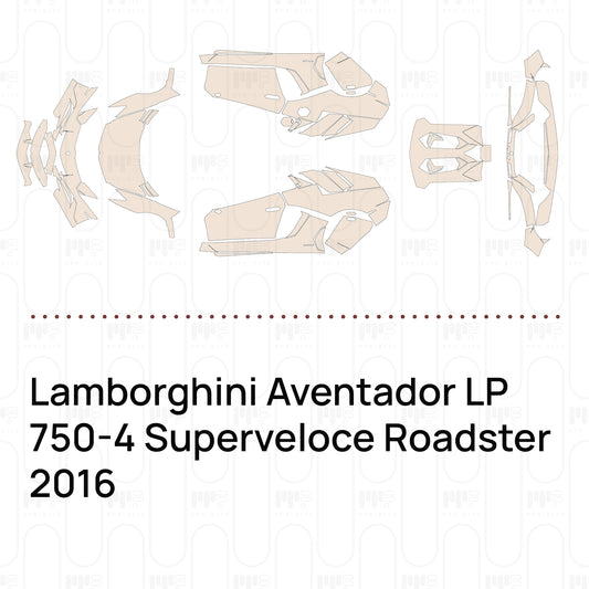 PPF prédécoupé Lamborghini Aventador LP 750-4 Superveloce Roadster 2016