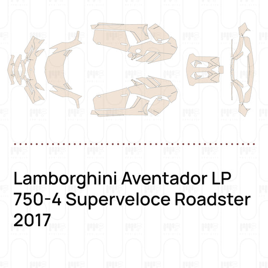 PPF prédécoupé Lamborghini Aventador LP 750-4 Superveloce Roadster 2017