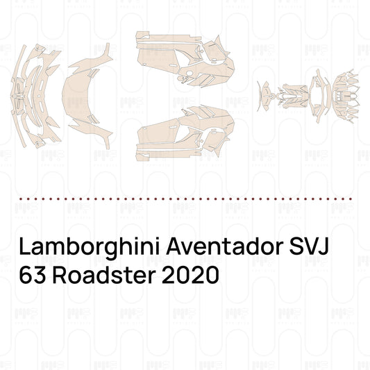 PPF prédécoupé Lamborghini Aventador SVJ 63 Roadster 2020