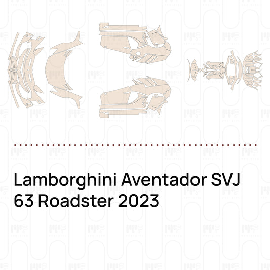 PPF prédécoupé Lamborghini Aventador SVJ 63 Roadster 2023