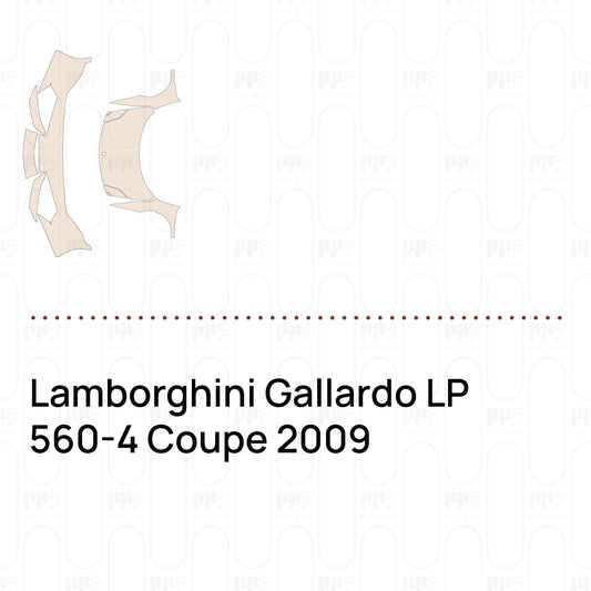 PPF prédécoupé Lamborghini Gallardo LP 560-4 Coupe 2009