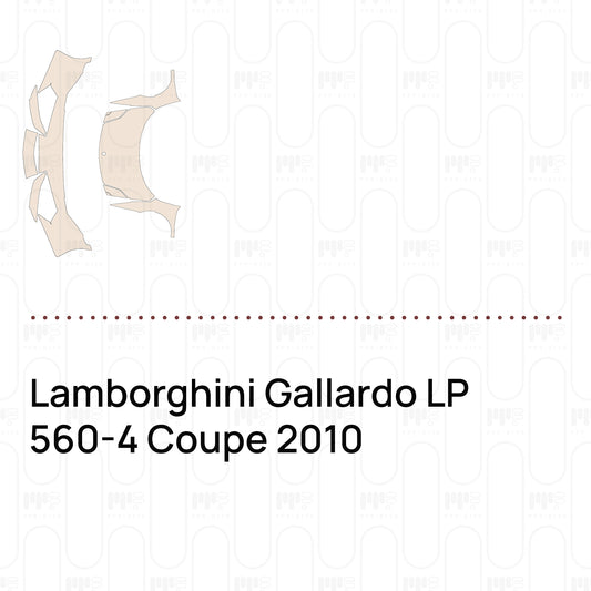 PPF prédécoupé Lamborghini Gallardo LP 560-4 Coupe 2010