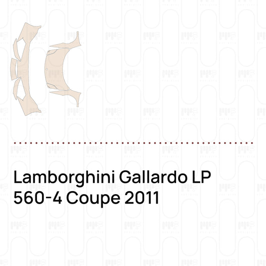 PPF prédécoupé Lamborghini Gallardo LP 560-4 Coupe 2011