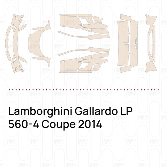 PPF prédécoupé Lamborghini Gallardo LP 560-4 Coupe 2014