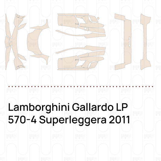 PPF prédécoupé Lamborghini Gallardo LP 570-4 Superleggera 2011