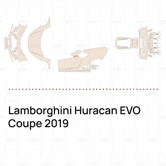 PPF prédécoupé Lamborghini Huracan EVO Coupe 2019