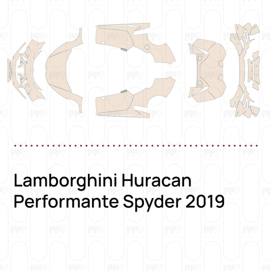PPF prédécoupé Lamborghini Huracan Performante Spyder 2019