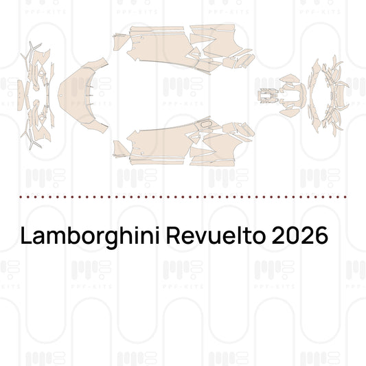 Lamborghini Revuelto 2026 – Film de protection PPF prédécoupé