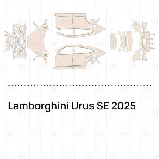PPF prédécoupé Lamborghini Urus SE 2025