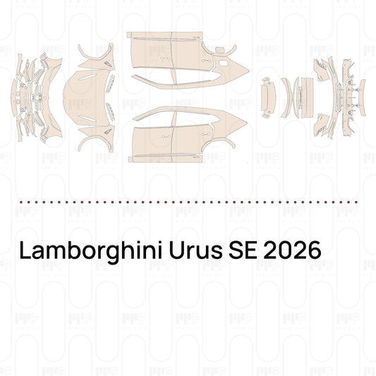 PPF prédécoupé Lamborghini Urus SE 2026