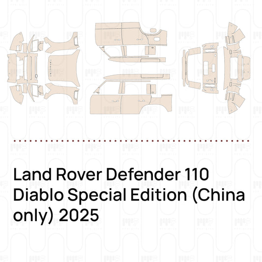 PPF prédécoupé Land Rover Defender 110 Diablo Special Edition (China only) 2025