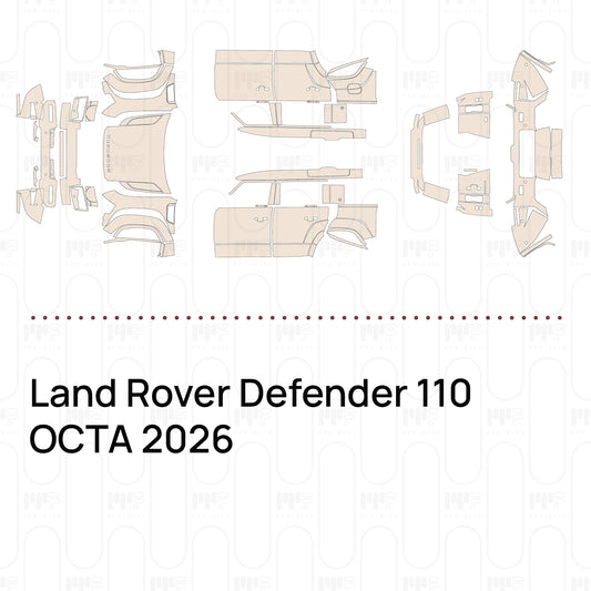 PPF prédécoupé Land Rover Defender 110 OCTA 2026
