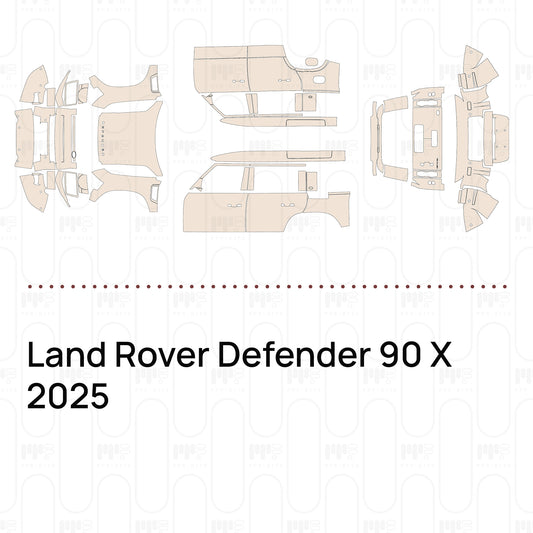 PPF prédécoupé Land Rover Defender 90 X 2025