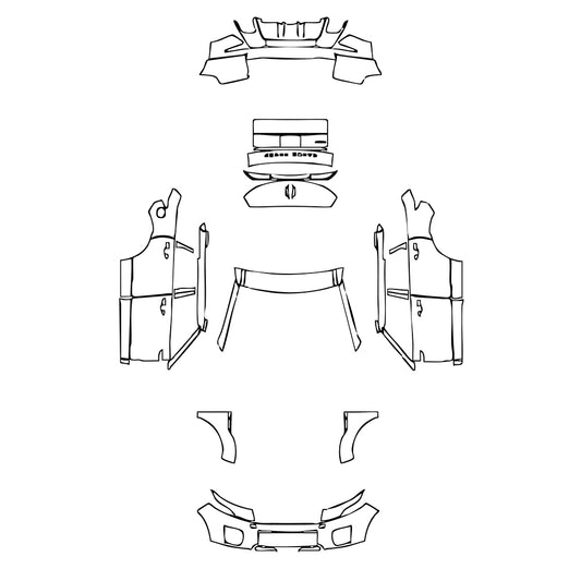 Pre-Cut PPF Land Rover Range Rover Evoque 5 Doors Base 2017 - PPF-Kits