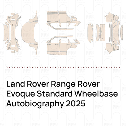 PPF prédécoupé Land Rover Range Rover Evoque Standard Wheelbase Autobiography 2025