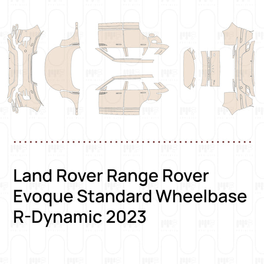 PPF prédécoupé Land Rover Range Rover Evoque Standard Wheelbase R-Dynamic 2023