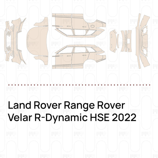 PPF prédécoupé Land Rover Range Rover Velar R-Dynamic HSE 2022