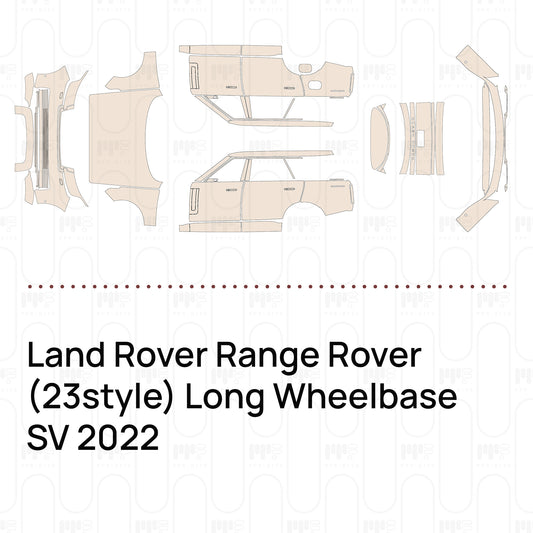 PPF prédécoupé Land Rover Range Rover (23style) Long Wheelbase SV 2022