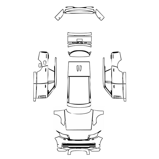 Pre-Cut PPF Land Rover Range Rover (23style) Long Wheelbase SV 2023 - PPF-Kits