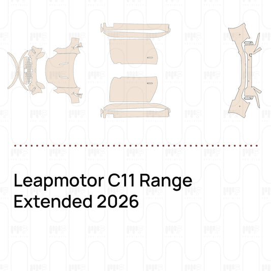 Leapmotor C11 Range Extended 2026 – Film de protection PPF prédécoupé