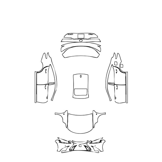 Pre-Cut PPF Lexus ES F Sport 2023 - PPF-Kits
