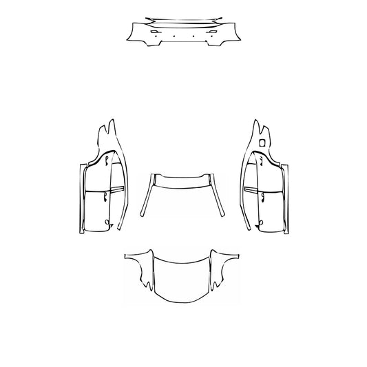Pre-Cut PPF Lexus ES Luxury 2013 - PPF-Kits