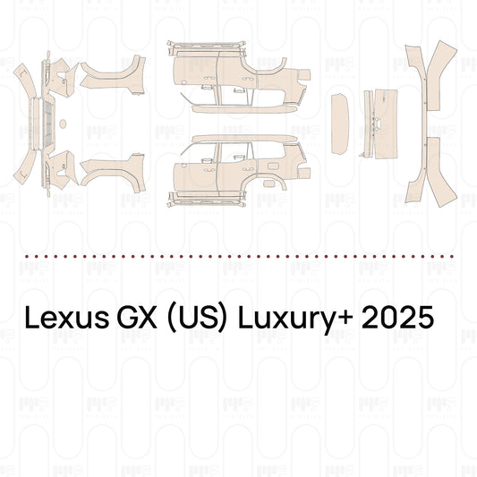 PPF prédécoupé Lexus GX (US) Luxury+ 2025