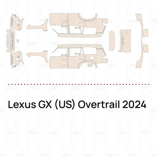 PPF prédécoupé Lexus GX (US) Overtrail 2024