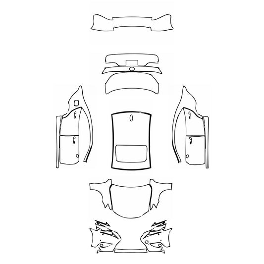 Pre-Cut PPF Lexus IS Sedan Base 2014 - PPF-Kits