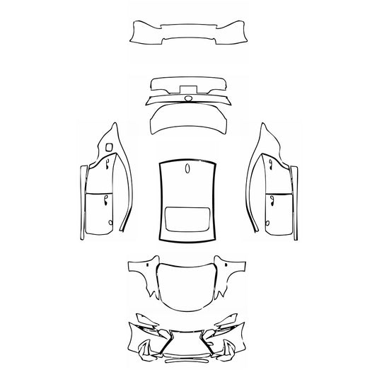 Pre-Cut PPF Lexus IS Sedan F-Sport 2017 - PPF-Kits