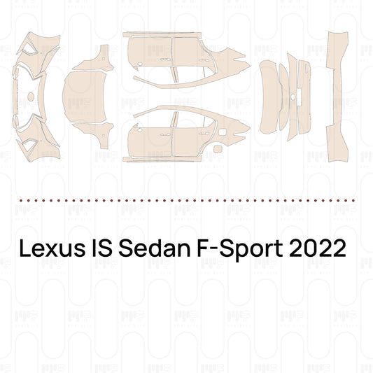 PPF prédécoupé Lexus IS Sedan F-Sport 2022