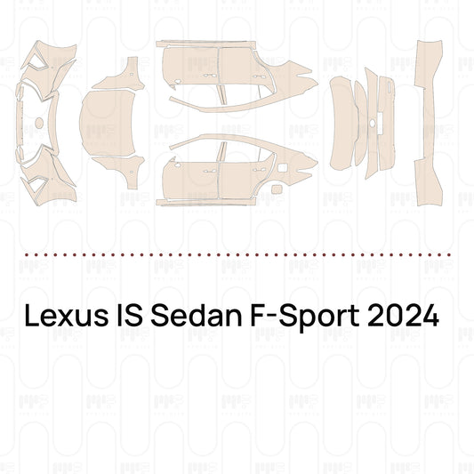 PPF prédécoupé Lexus IS Sedan F-Sport 2024